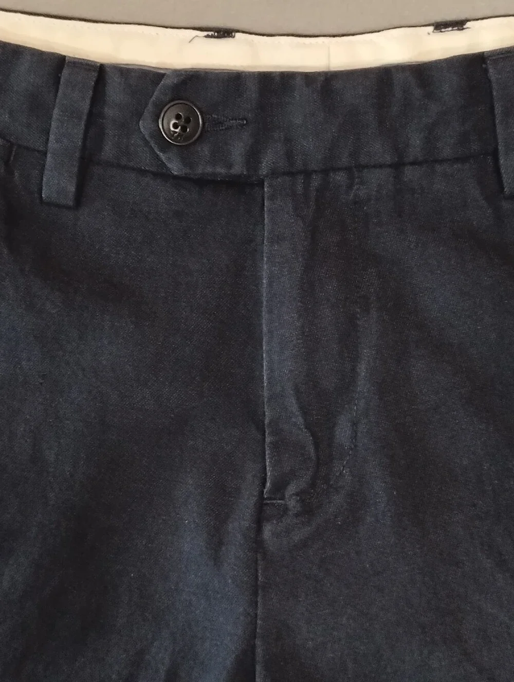 Tommy Hilfiger Slim Fit Chino Pants Mens 34X32 Navy Blue Cotton Mid Rise